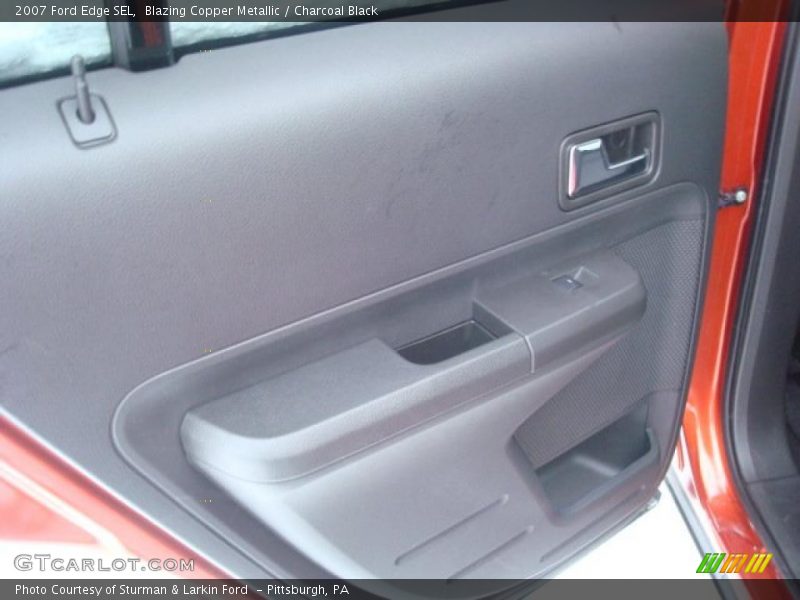 Blazing Copper Metallic / Charcoal Black 2007 Ford Edge SEL