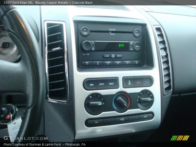 Blazing Copper Metallic / Charcoal Black 2007 Ford Edge SEL