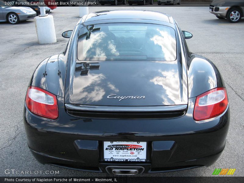 Basalt Black Metallic / Black 2007 Porsche Cayman