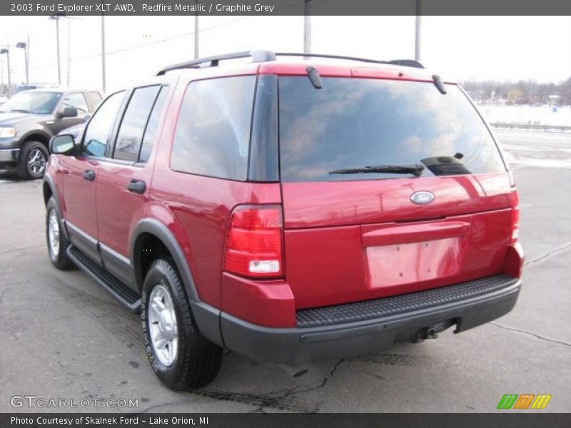 Redfire Metallic / Graphite Grey 2003 Ford Explorer XLT AWD