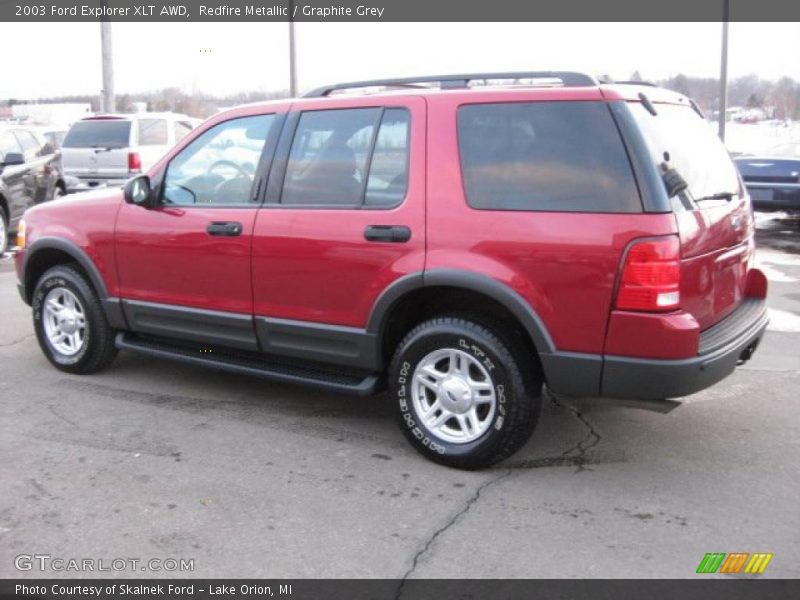 Redfire Metallic / Graphite Grey 2003 Ford Explorer XLT AWD