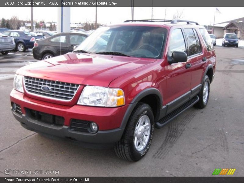 Redfire Metallic / Graphite Grey 2003 Ford Explorer XLT AWD