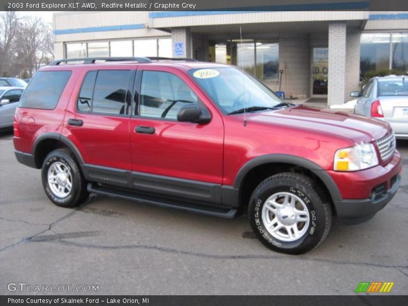 Redfire Metallic / Graphite Grey 2003 Ford Explorer XLT AWD
