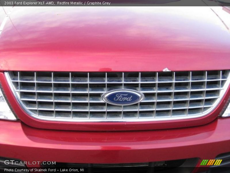 Redfire Metallic / Graphite Grey 2003 Ford Explorer XLT AWD