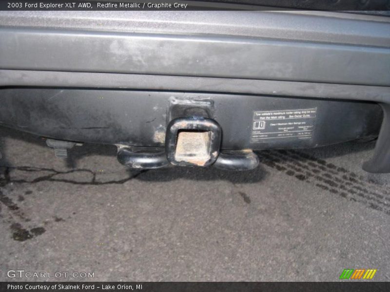Redfire Metallic / Graphite Grey 2003 Ford Explorer XLT AWD