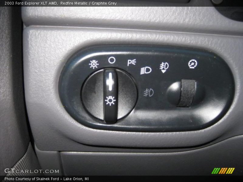 Redfire Metallic / Graphite Grey 2003 Ford Explorer XLT AWD