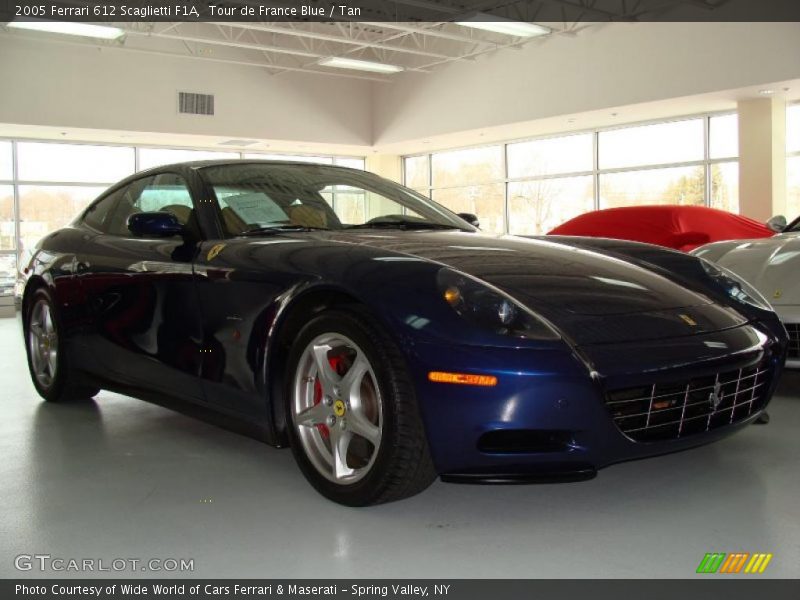 Tour de France Blue / Tan 2005 Ferrari 612 Scaglietti F1A