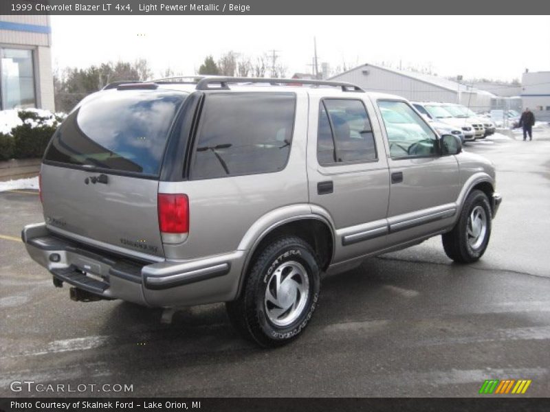 Light Pewter Metallic / Beige 1999 Chevrolet Blazer LT 4x4
