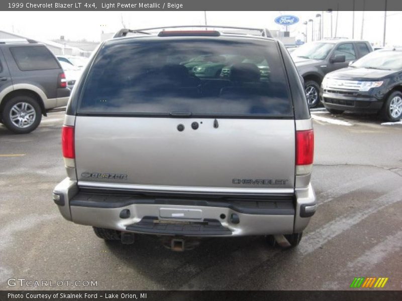 Light Pewter Metallic / Beige 1999 Chevrolet Blazer LT 4x4