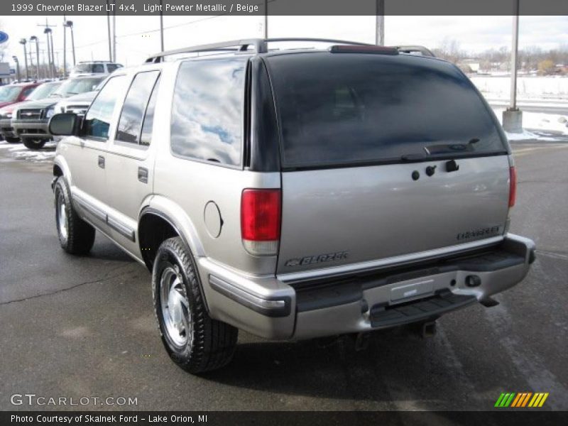 Light Pewter Metallic / Beige 1999 Chevrolet Blazer LT 4x4