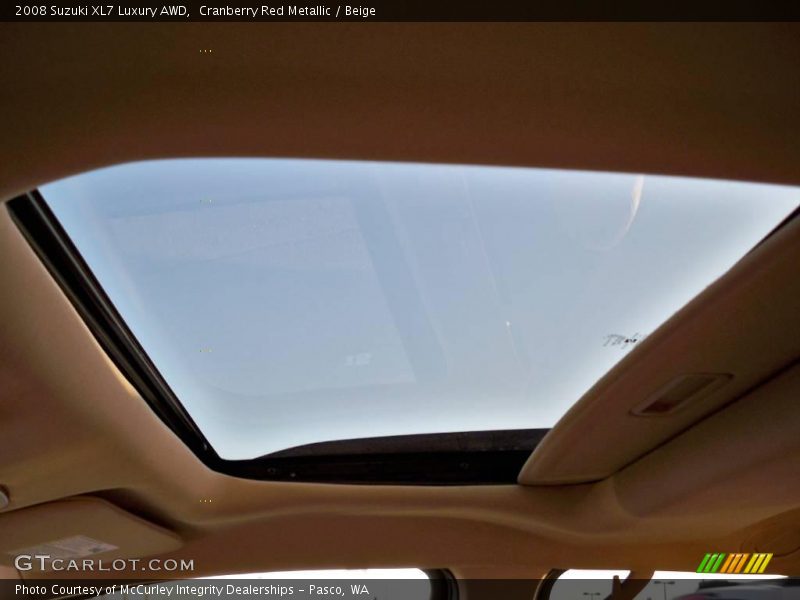 Cranberry Red Metallic / Beige 2008 Suzuki XL7 Luxury AWD