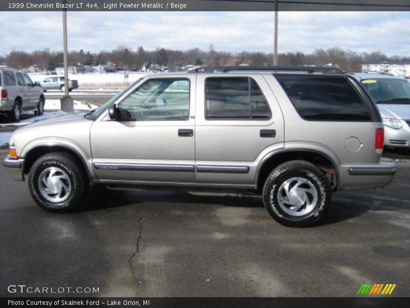 Light Pewter Metallic / Beige 1999 Chevrolet Blazer LT 4x4