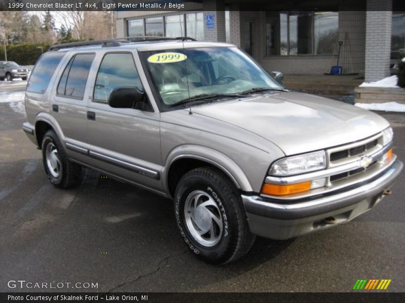 Light Pewter Metallic / Beige 1999 Chevrolet Blazer LT 4x4