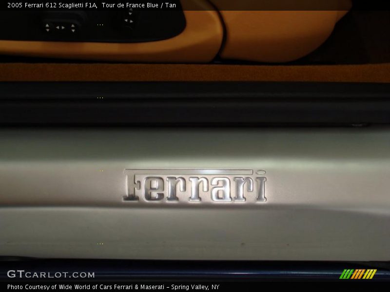 Tour de France Blue / Tan 2005 Ferrari 612 Scaglietti F1A
