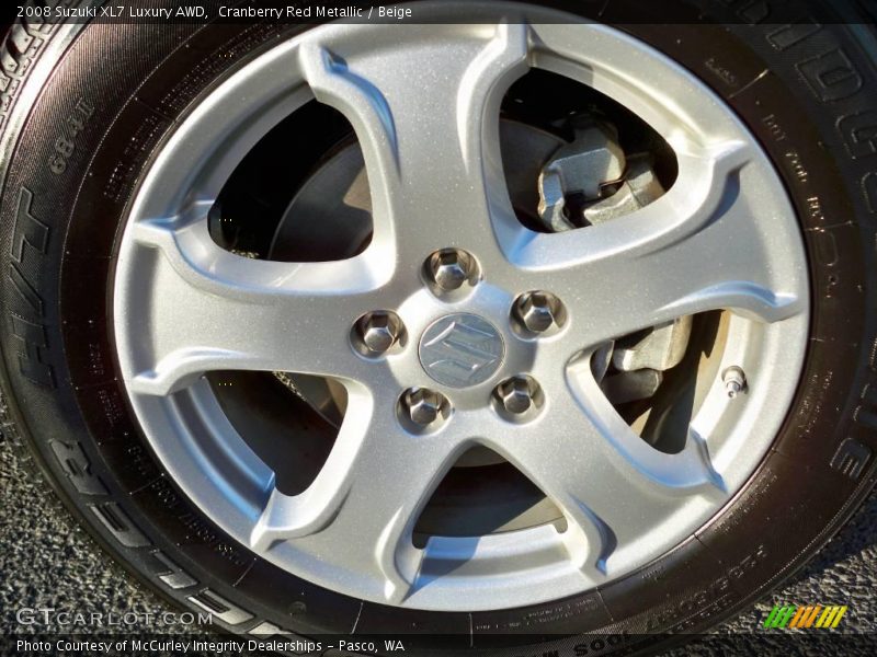 Cranberry Red Metallic / Beige 2008 Suzuki XL7 Luxury AWD