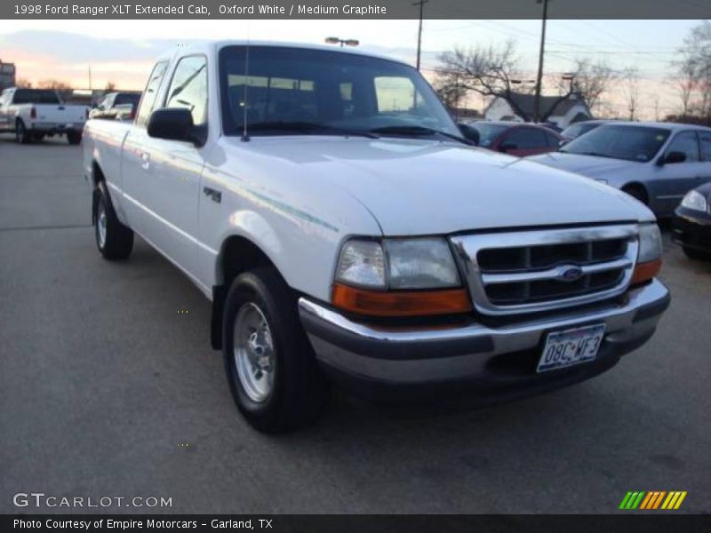 Oxford White / Medium Graphite 1998 Ford Ranger XLT Extended Cab