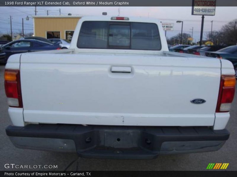 Oxford White / Medium Graphite 1998 Ford Ranger XLT Extended Cab