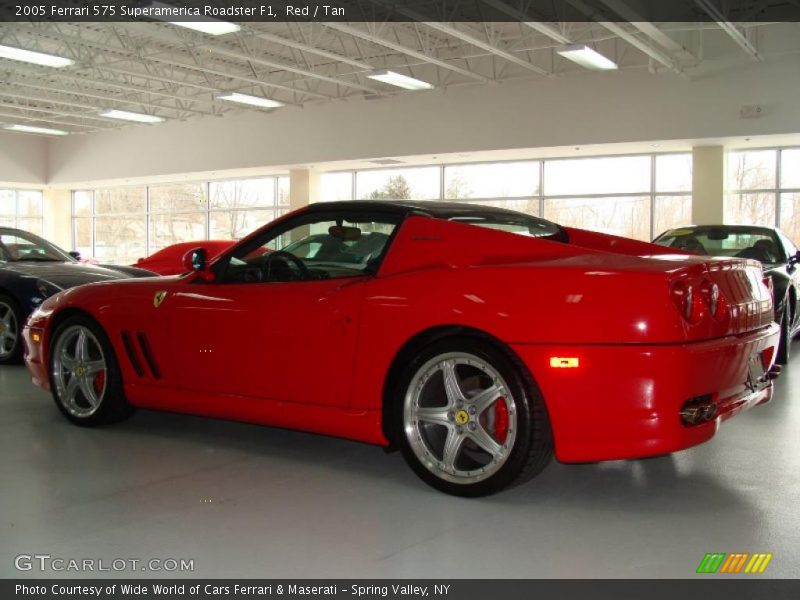 Red / Tan 2005 Ferrari 575 Superamerica Roadster F1