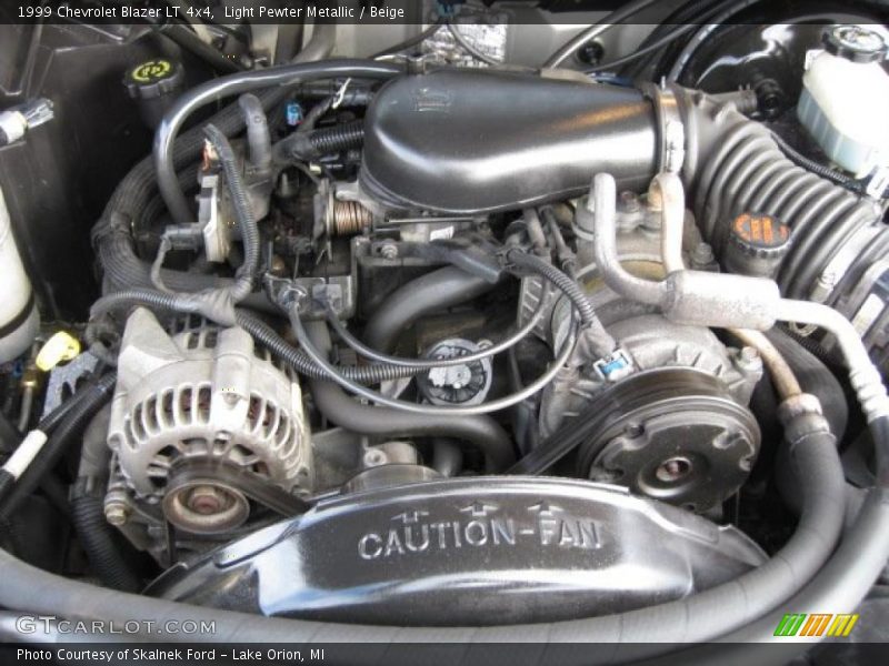 Light Pewter Metallic / Beige 1999 Chevrolet Blazer LT 4x4