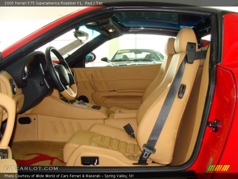 Red / Tan 2005 Ferrari 575 Superamerica Roadster F1