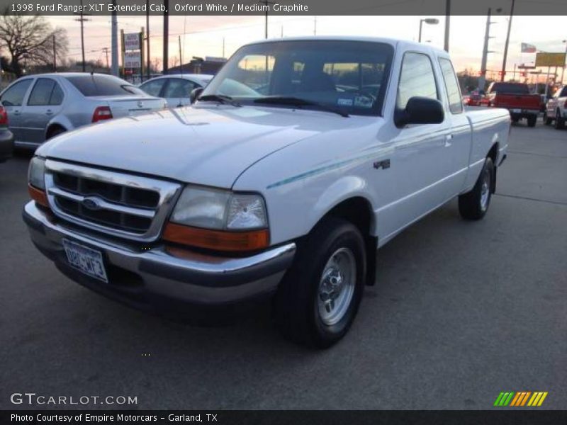Oxford White / Medium Graphite 1998 Ford Ranger XLT Extended Cab