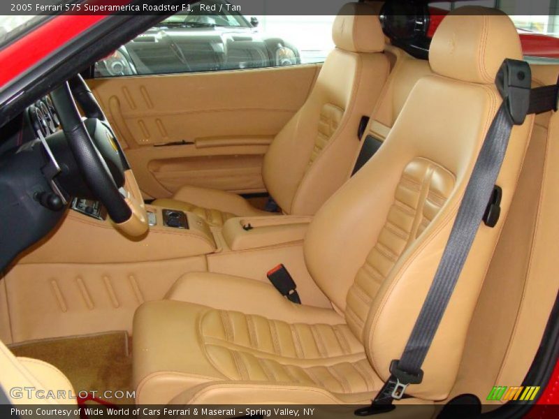 Red / Tan 2005 Ferrari 575 Superamerica Roadster F1