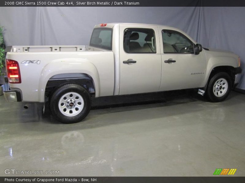 Silver Birch Metallic / Dark Titanium 2008 GMC Sierra 1500 Crew Cab 4x4