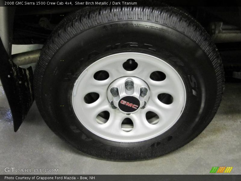 Silver Birch Metallic / Dark Titanium 2008 GMC Sierra 1500 Crew Cab 4x4