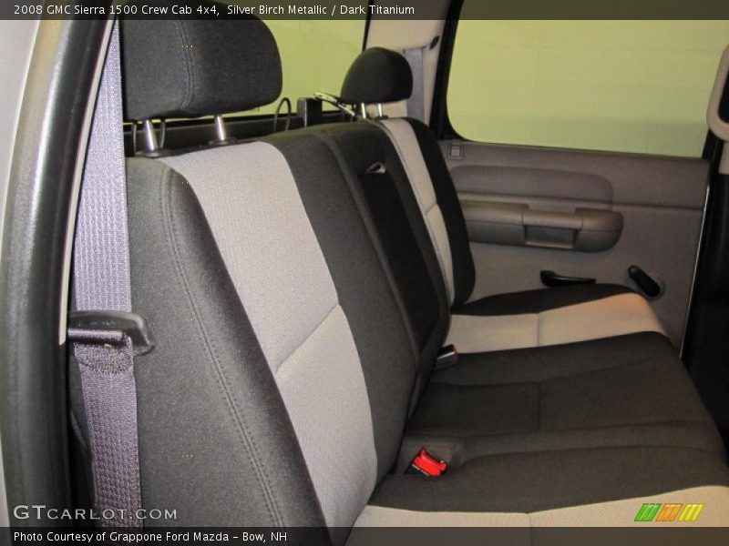 Silver Birch Metallic / Dark Titanium 2008 GMC Sierra 1500 Crew Cab 4x4