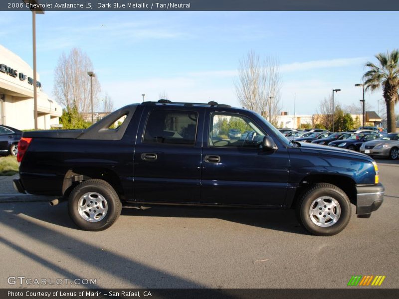 Dark Blue Metallic / Tan/Neutral 2006 Chevrolet Avalanche LS