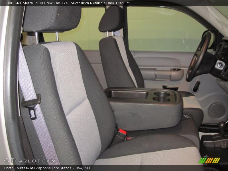 Silver Birch Metallic / Dark Titanium 2008 GMC Sierra 1500 Crew Cab 4x4