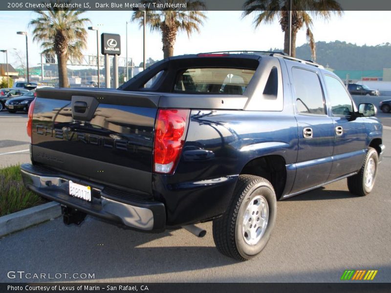 Dark Blue Metallic / Tan/Neutral 2006 Chevrolet Avalanche LS