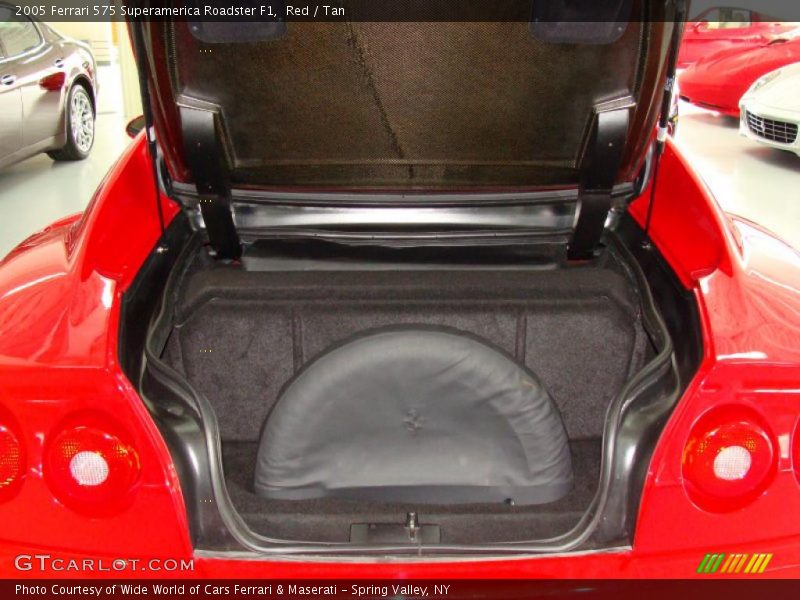 Red / Tan 2005 Ferrari 575 Superamerica Roadster F1