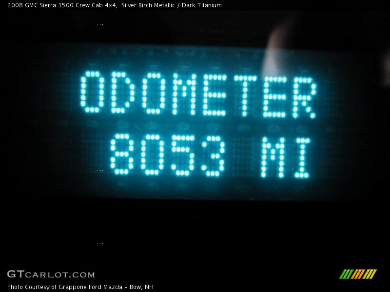 Silver Birch Metallic / Dark Titanium 2008 GMC Sierra 1500 Crew Cab 4x4