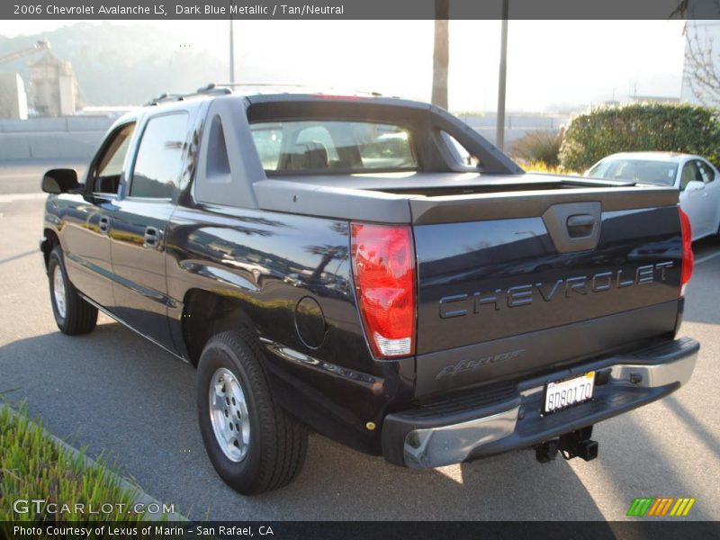 Dark Blue Metallic / Tan/Neutral 2006 Chevrolet Avalanche LS