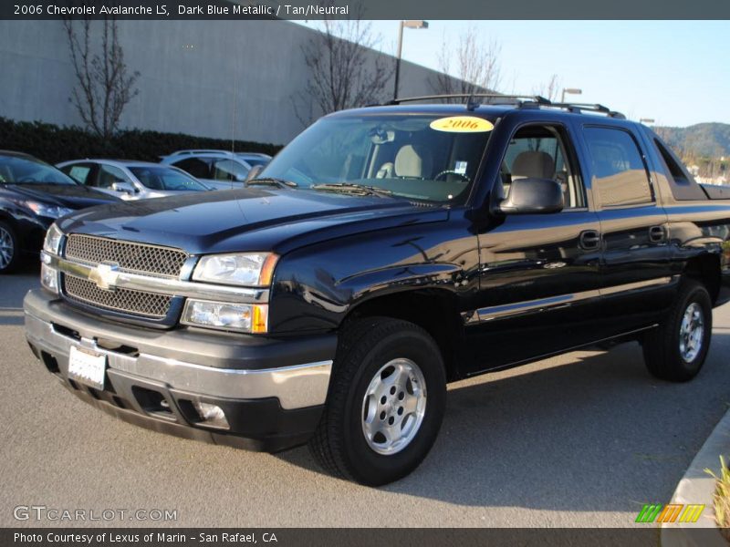 Dark Blue Metallic / Tan/Neutral 2006 Chevrolet Avalanche LS