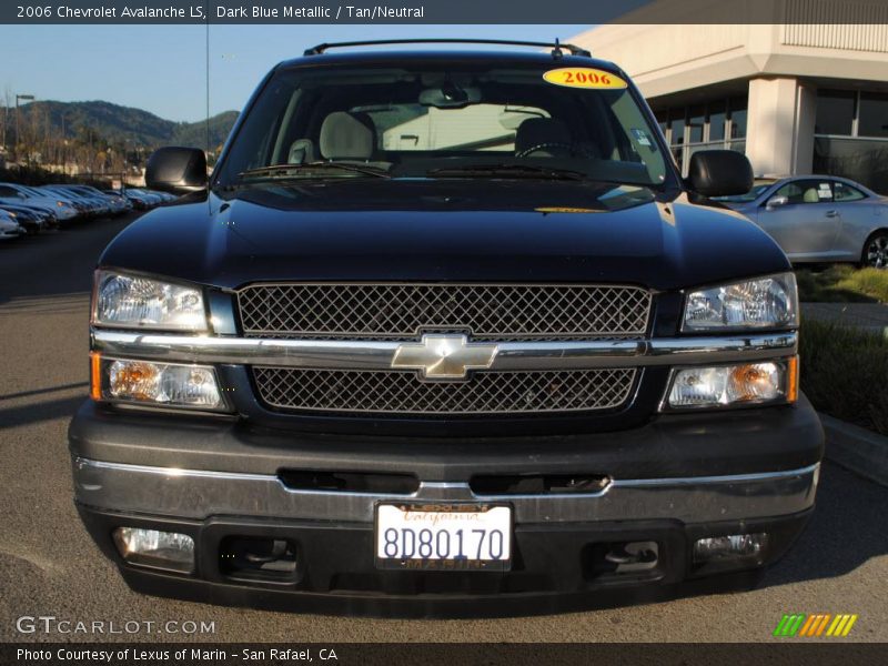 Dark Blue Metallic / Tan/Neutral 2006 Chevrolet Avalanche LS