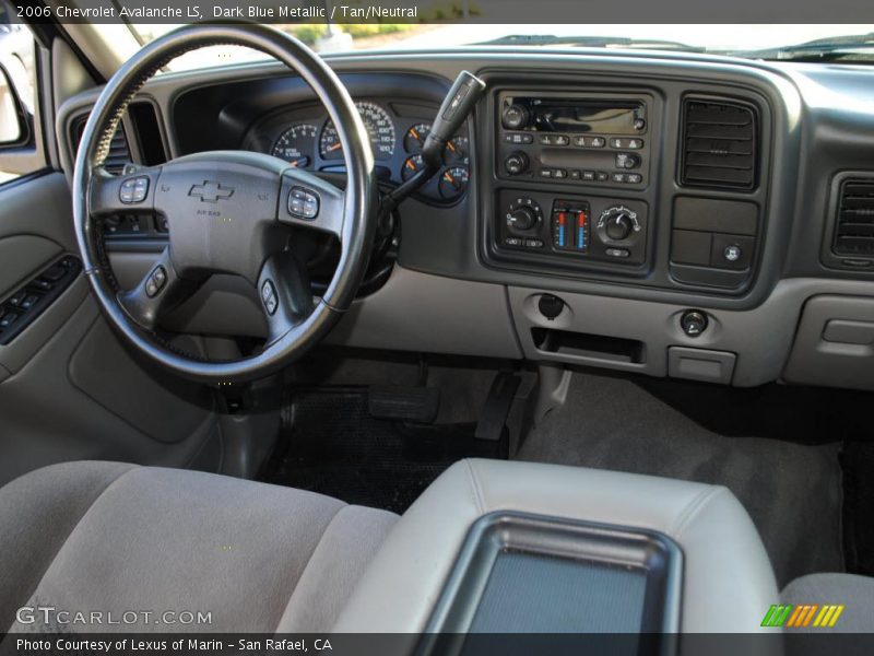 Dark Blue Metallic / Tan/Neutral 2006 Chevrolet Avalanche LS