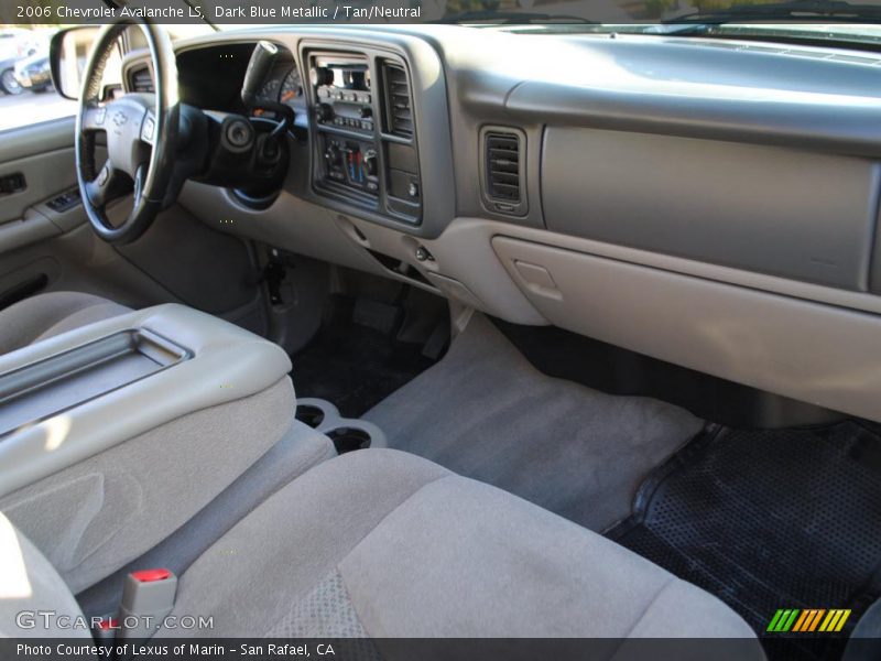Dark Blue Metallic / Tan/Neutral 2006 Chevrolet Avalanche LS