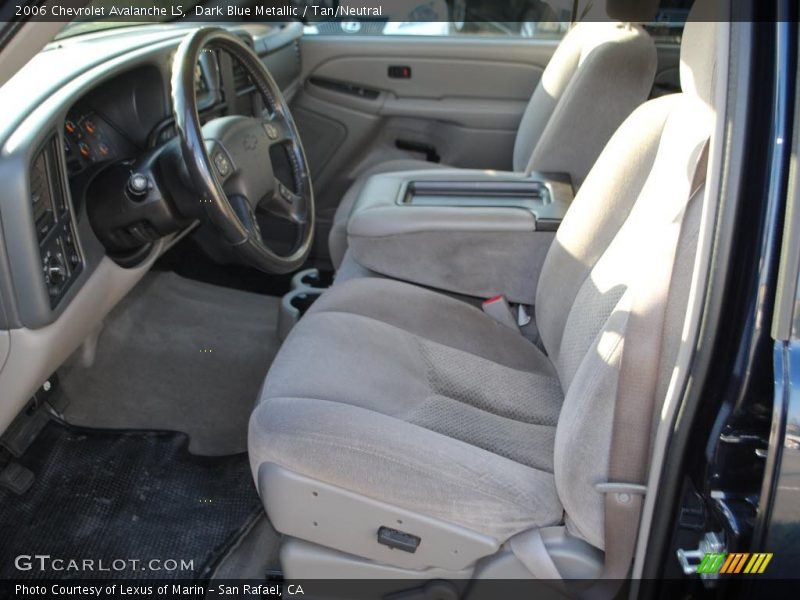 Dark Blue Metallic / Tan/Neutral 2006 Chevrolet Avalanche LS