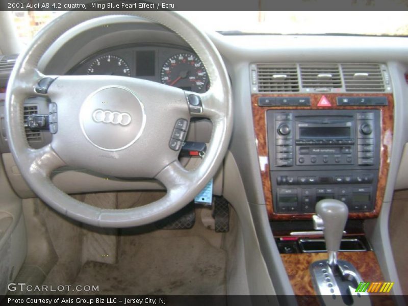 Ming Blue Pearl Effect / Ecru 2001 Audi A8 4.2 quattro