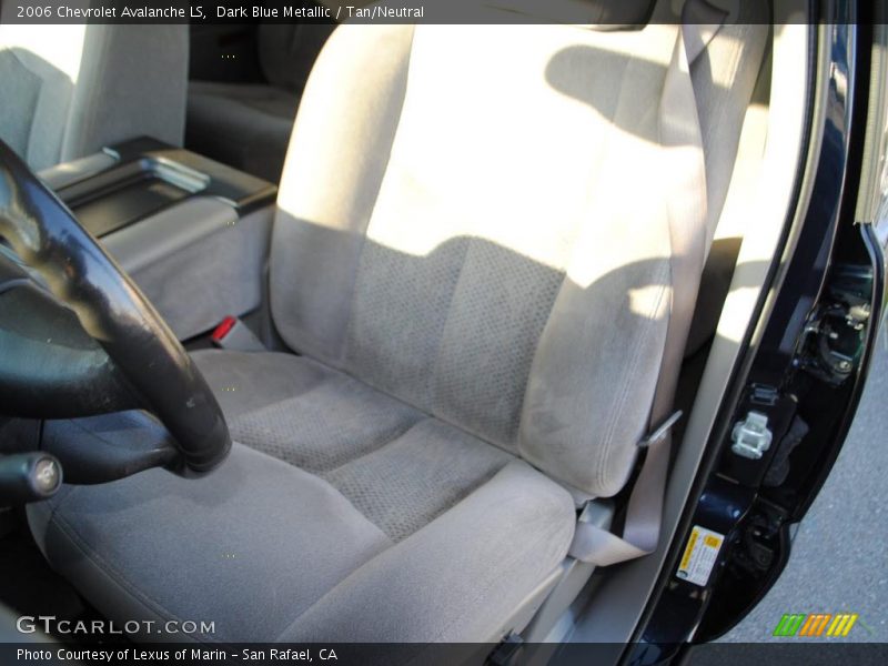 Dark Blue Metallic / Tan/Neutral 2006 Chevrolet Avalanche LS