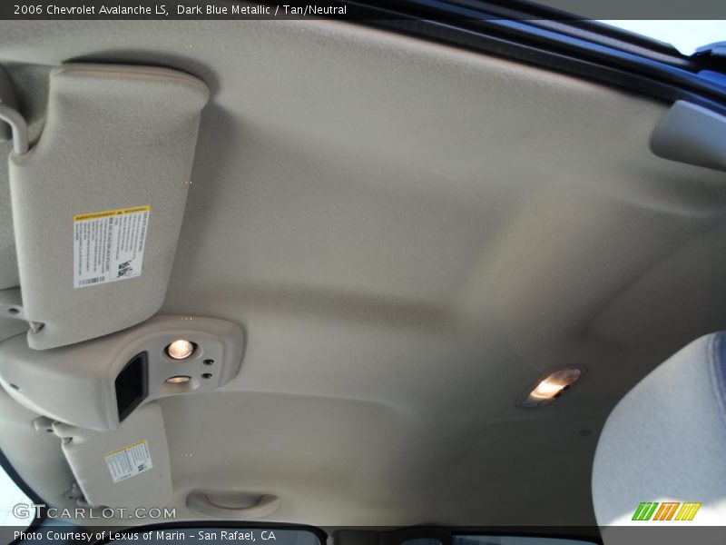Dark Blue Metallic / Tan/Neutral 2006 Chevrolet Avalanche LS