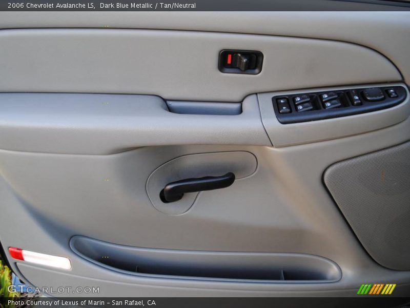 Dark Blue Metallic / Tan/Neutral 2006 Chevrolet Avalanche LS