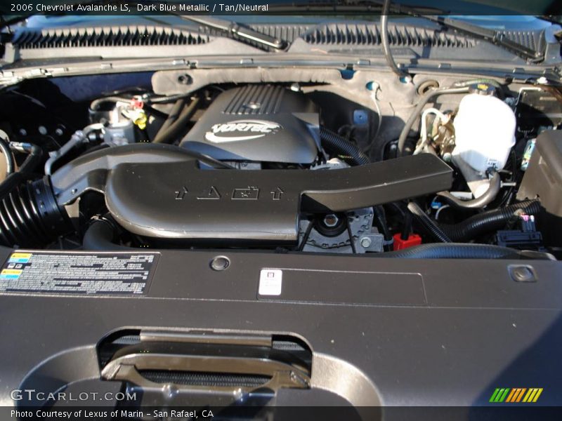 Dark Blue Metallic / Tan/Neutral 2006 Chevrolet Avalanche LS