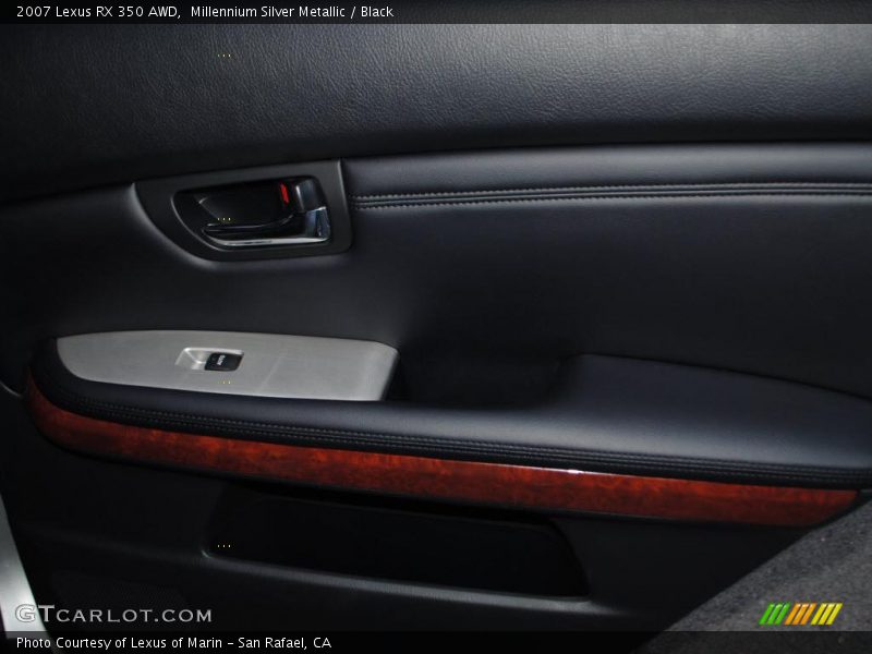 Millennium Silver Metallic / Black 2007 Lexus RX 350 AWD