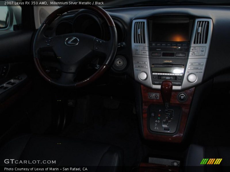 Millennium Silver Metallic / Black 2007 Lexus RX 350 AWD