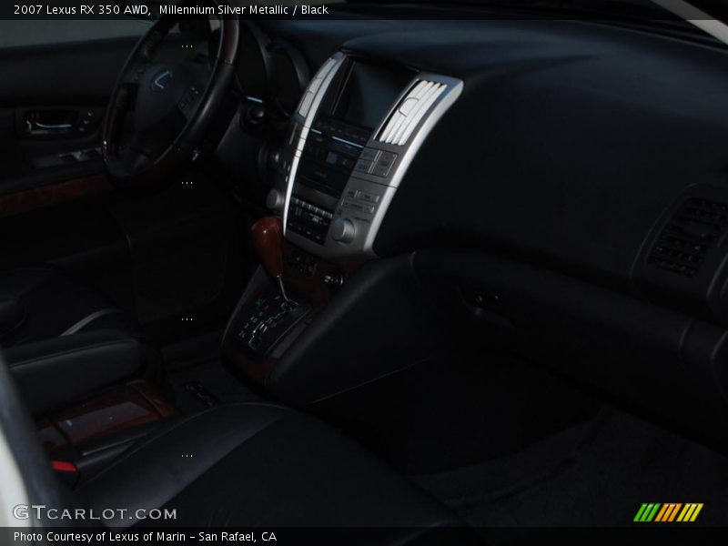 Millennium Silver Metallic / Black 2007 Lexus RX 350 AWD