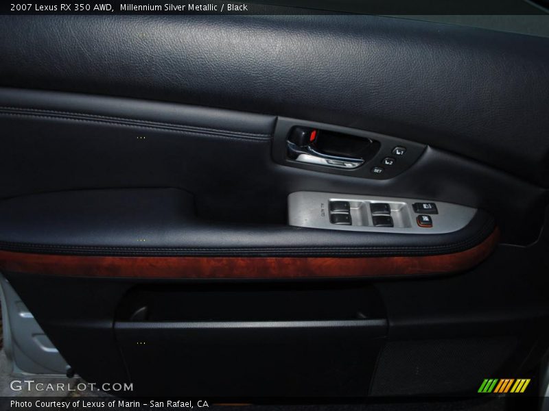 Millennium Silver Metallic / Black 2007 Lexus RX 350 AWD