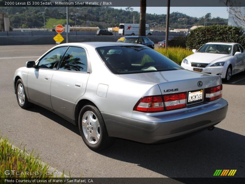 Millennium Silver Metallic / Black 2000 Lexus ES 300 Sedan